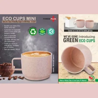 Eco Cups Mini Green Ecofriendly Cups