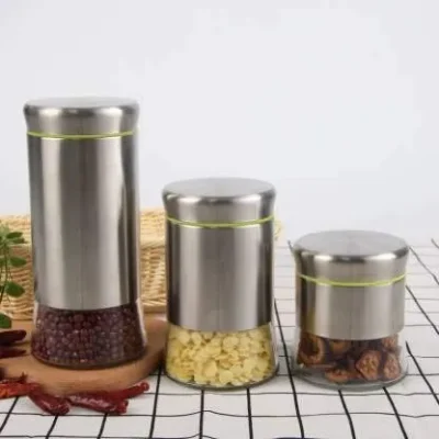 Kitchen Glass Canister Set