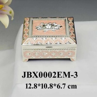 Rose Silver Jewellery Box