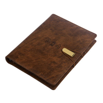 Leather Finished 8000mAh PowerBank Diary and16GB Pendrive