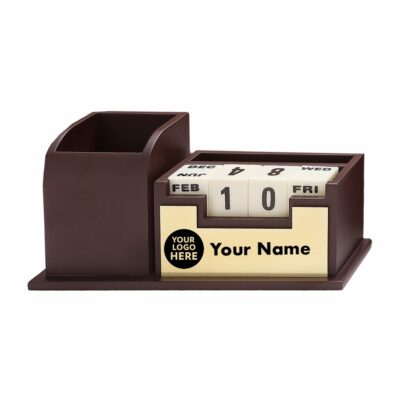 Cube Calendar Desk & Pen Stand