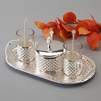 Return gifts for weddings . German silver gifts looks premium & Classy
