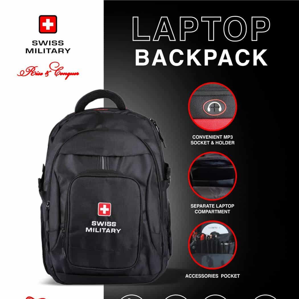 LBP58-B-min Swiss military Laptop backpack