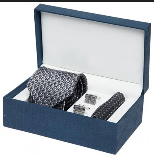 neck-tie-cufflink-set-500x500 Formal Tie Pocket square Cufflink Leather Box Set
