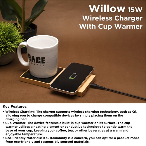 wooden charger