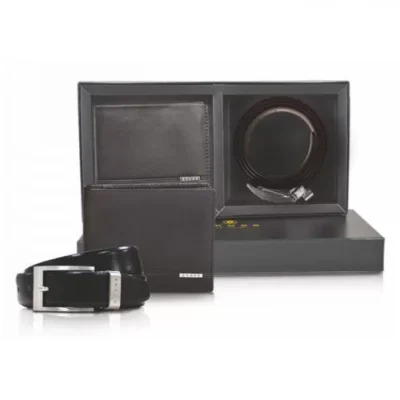 CROSS Combo Gift Set of Insignia Slim Wallet & Santiago Belt