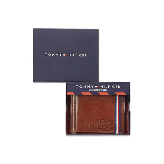 41+bxy7DHiL._SX679_ Tommy Hilfiger Molde Men Leather Money Clip - Brown