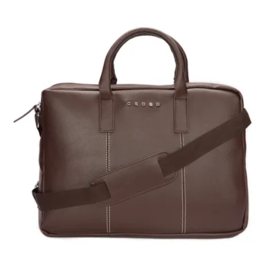 CROSS CROCO CLASSY BREIFCASE (BROWN)
