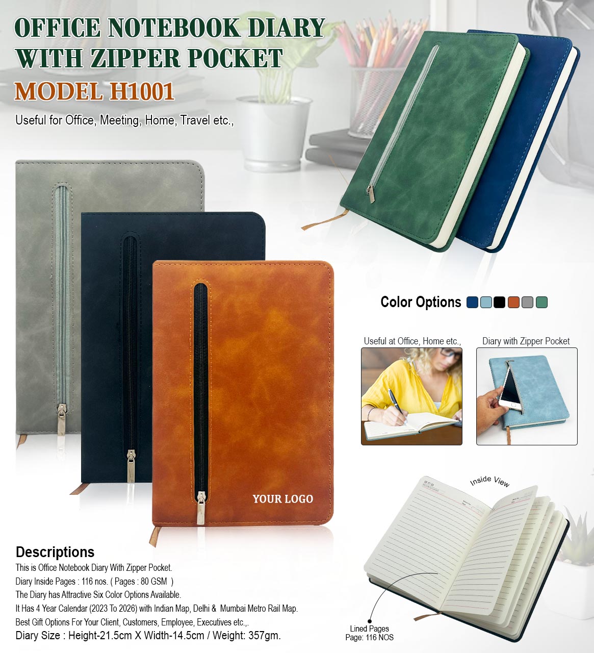 H1001jpg Office Notebook Diary