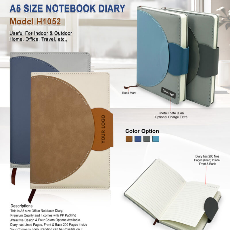 A5 Size Notebook Diary