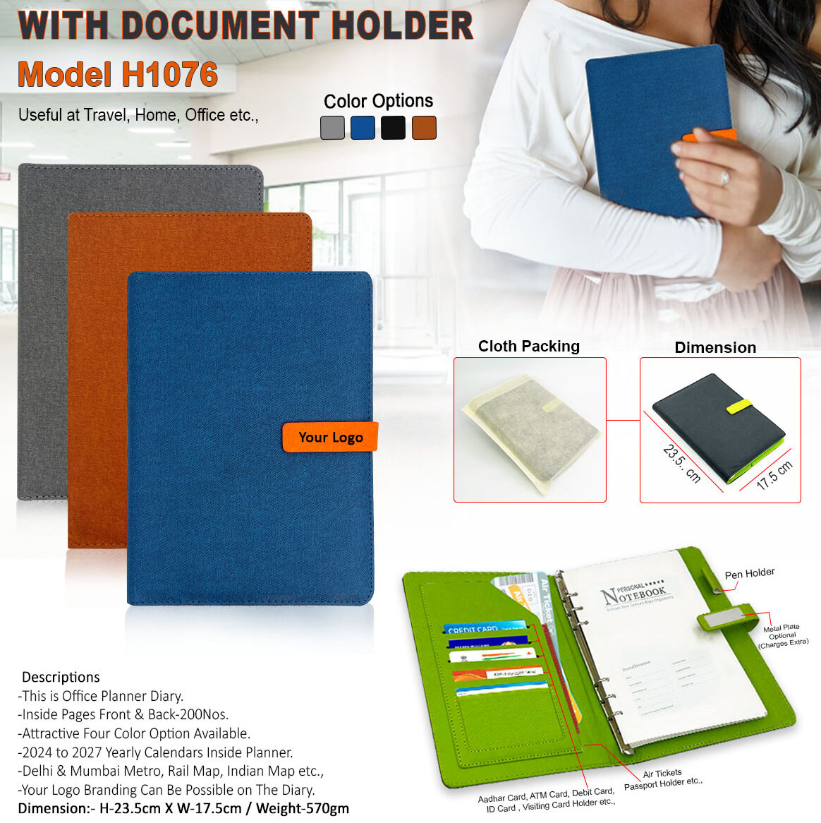 H1076jpg Office Planner Diary