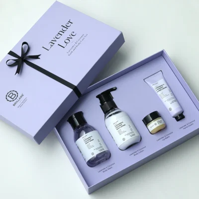 Lavender Love 4 in 1 Cosmetic Gift Set