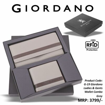 GIORDANO Ladies and Gents Wallet Combo